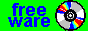 A button with text reading freeware alongside an animated CD.